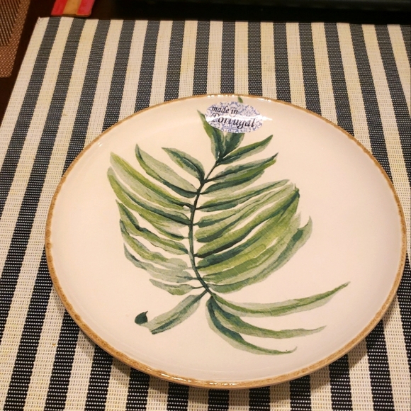 CMG hand made in Portugal ceramic plate set of 4 - Picture 1 of 4